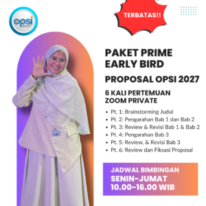 [6 Pertemuan] PRIME EARLY BIRD - Proposal OPSI 2027 - Weekday Siang